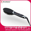 Best sale tourmaline electric hair brush straightener RM-67A-P